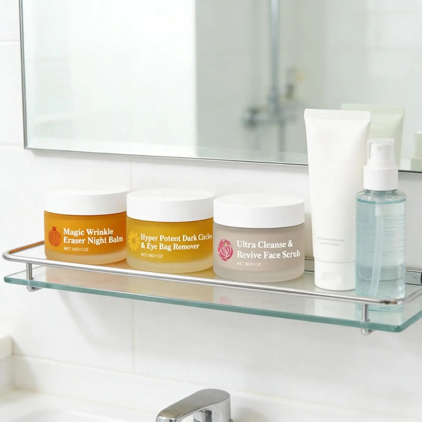 Day & Night Face Cream Set | Hydrate, Brighten & Glow 30g