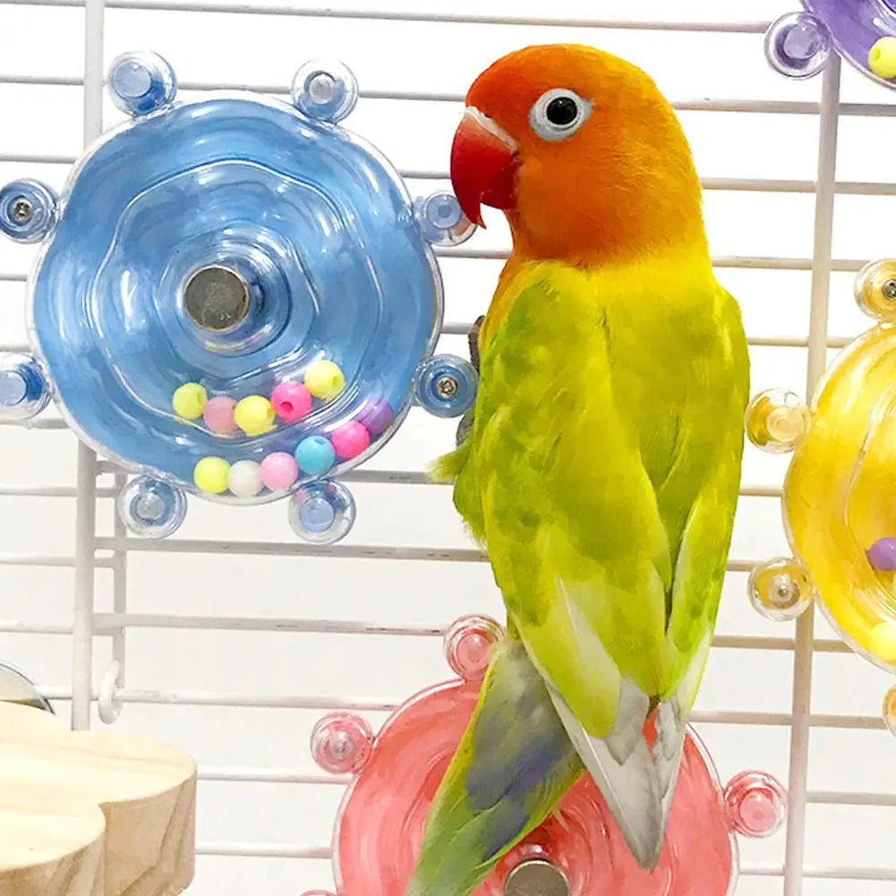 Interactive Parrot Toy for Mental Stimulation Peaceful Pleasures Health and Wellness