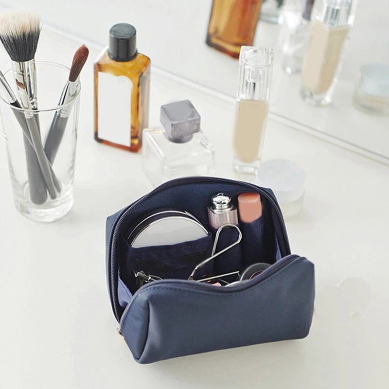 Makeup Bag For Purse Portable Waterproof Cosmetic Bag Lipstick Storage Travel Zipper Pouch For Women Toiletry Organizer Case Peaceful Pleasures Health and Wellness