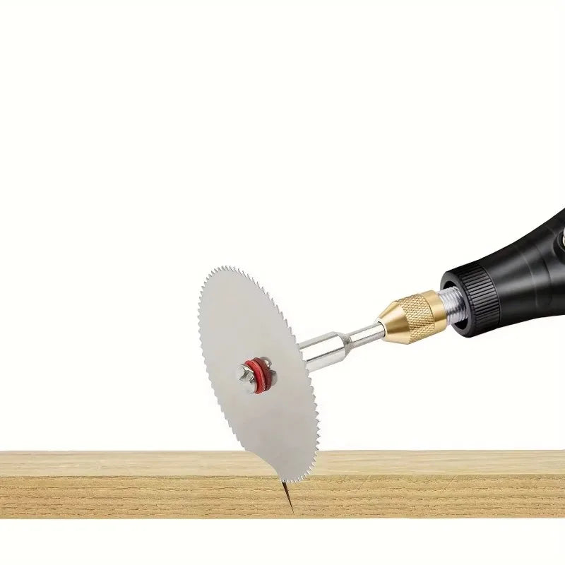 11 Pcs Mini Circular Saw Blade Set Precision Woodworking Cutting Disc with 1 Rod 22mm 25mm 32mm for Cutting Wood Metal Peaceful Pleasures Health and Wellness