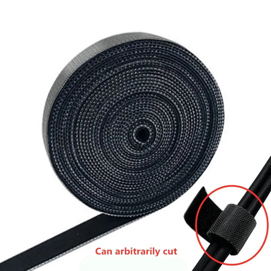 5M Reusable Self-Adhesive Cable Management Organizer – Nylon Cable Management Strip Peaceful Pleasures Health and Wellness