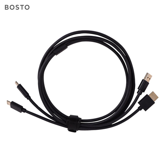 BOSTO 2-in-1 Cable for 13HD 16HD 16HDK 16HDT Drawing Tablet Graphics Tablet Cable Peaceful Pleasures Health and Wellness