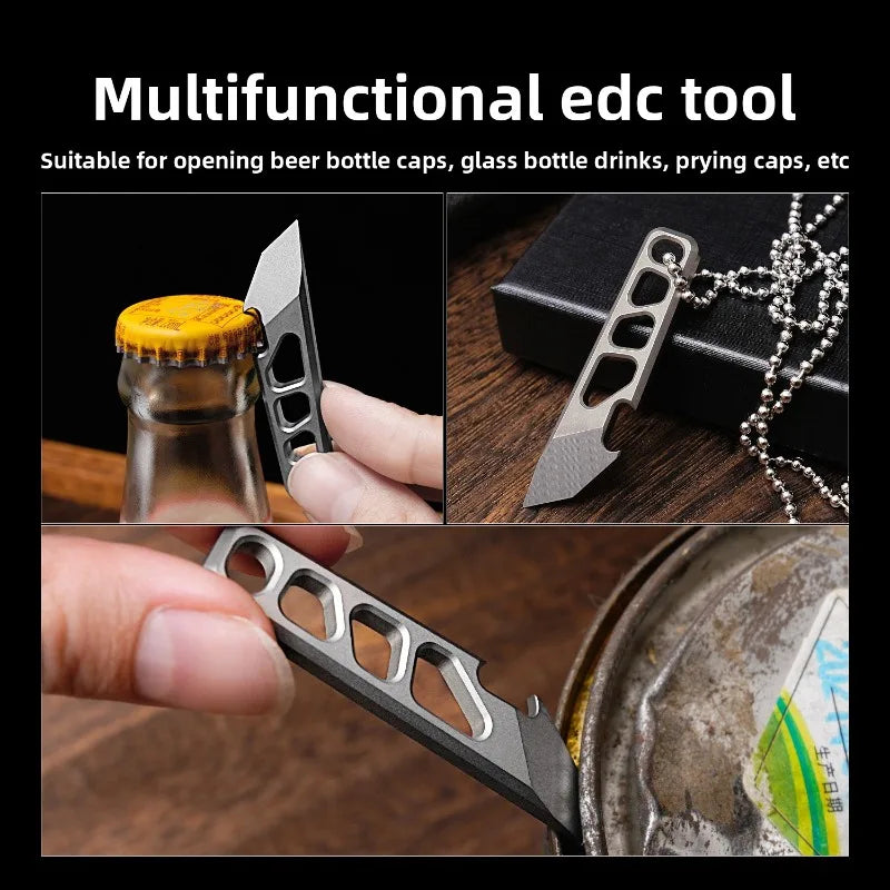 1pc Metal Mini Pry Bar Bottle Opener Keychain Pendant Multifunctional Express Delivery Tool Peaceful Pleasures Health and Wellness