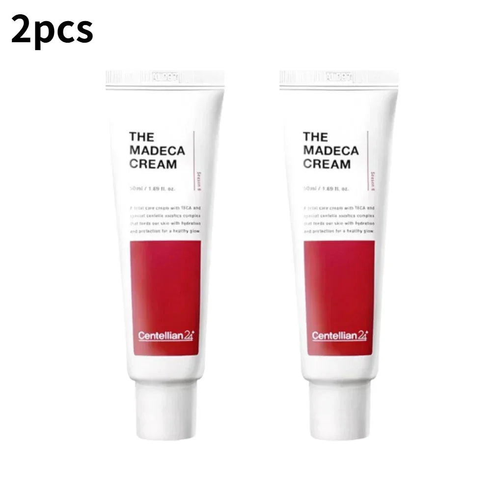 Korean 6th Generation Centellian 24 The Madeca Cream Active Whitening Antioxidant Moisturizer Fade Fine Line Hydrating Skin Care Peaceful Pleasures Health and Wellness 50ml 2pcs