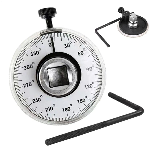Torque Wrench Torquemeter Dial Hand Tool Auto Service Equipment Garage Calibrated In Degrees Automotive Tools Car Repairing Peaceful Pleasures Health and Wellness
