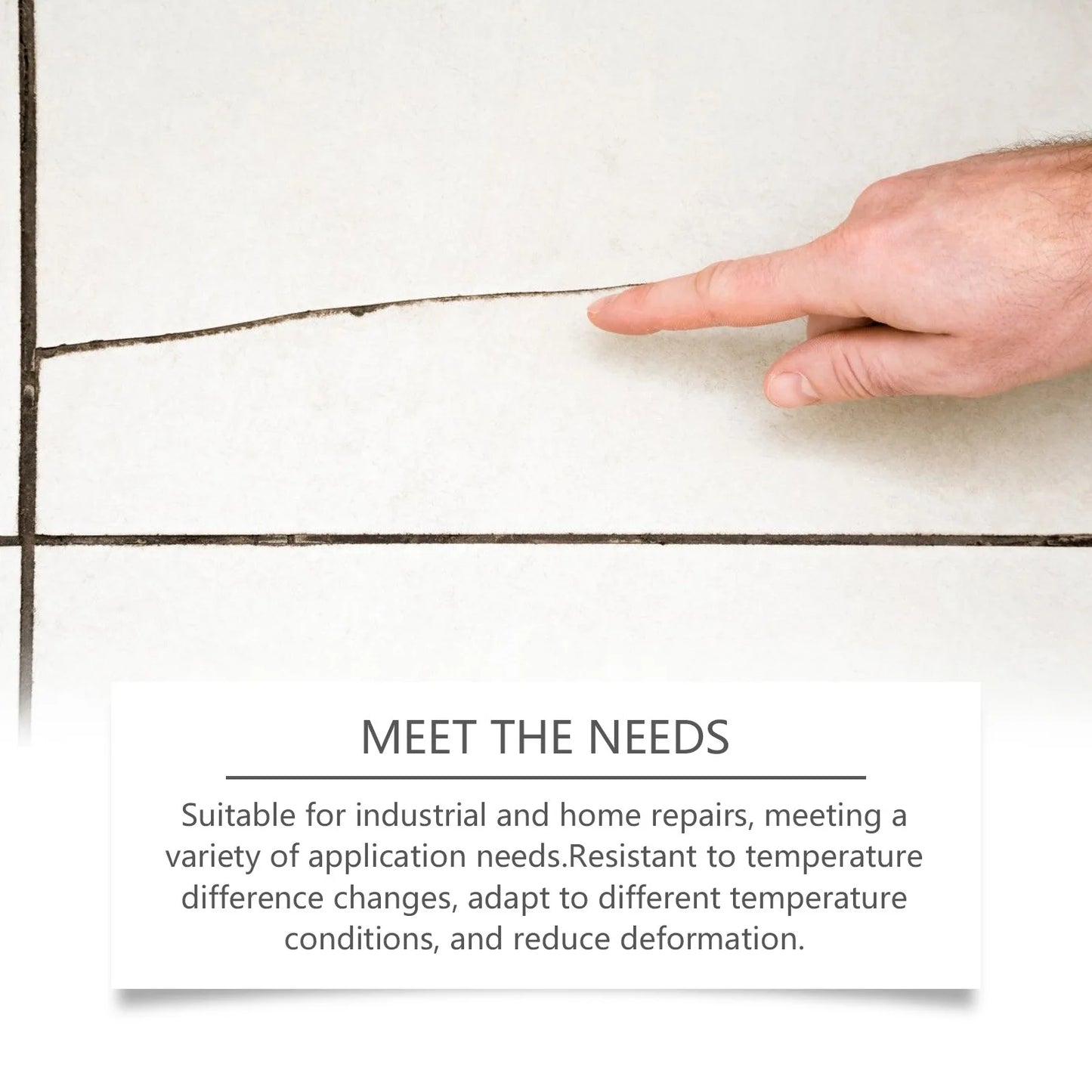 Tile & Ceramic Crack Repair Kit – Grout, Stone & Tub Fix