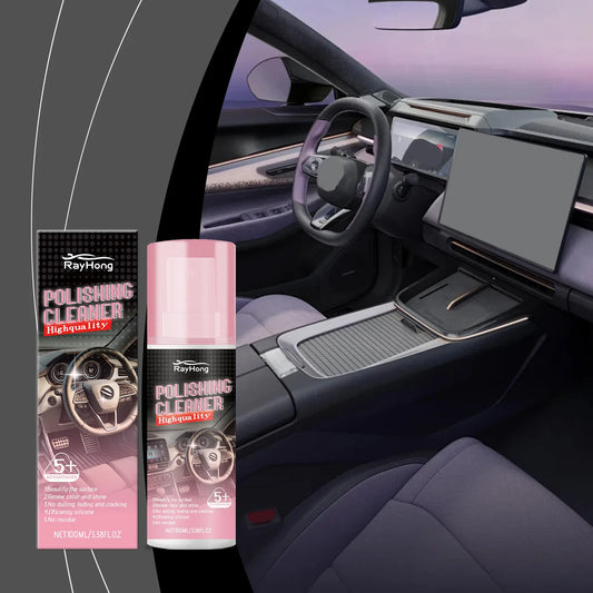 RayHong Car Interior Polish & Leather Cleaner | 100ml Car Interior Polish Peaceful Pleasures Health and Wellness