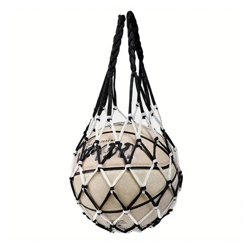 Durable Nylon Sports Ball Net Bag | Portable Training Storage Sports Ball Bag Peaceful Pleasures Health and Wellness