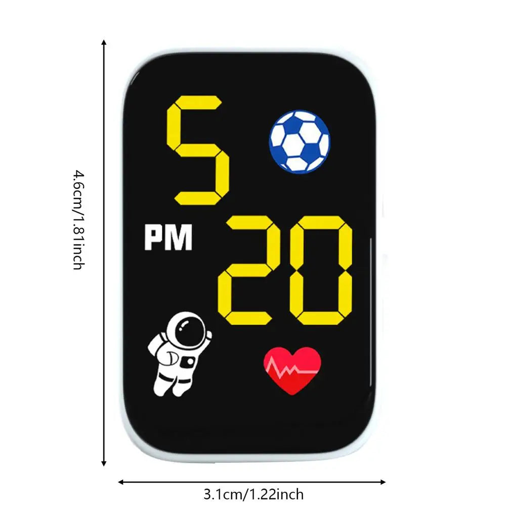 Waterproof Mini Motorcycle Dashboard Clock with LED Display