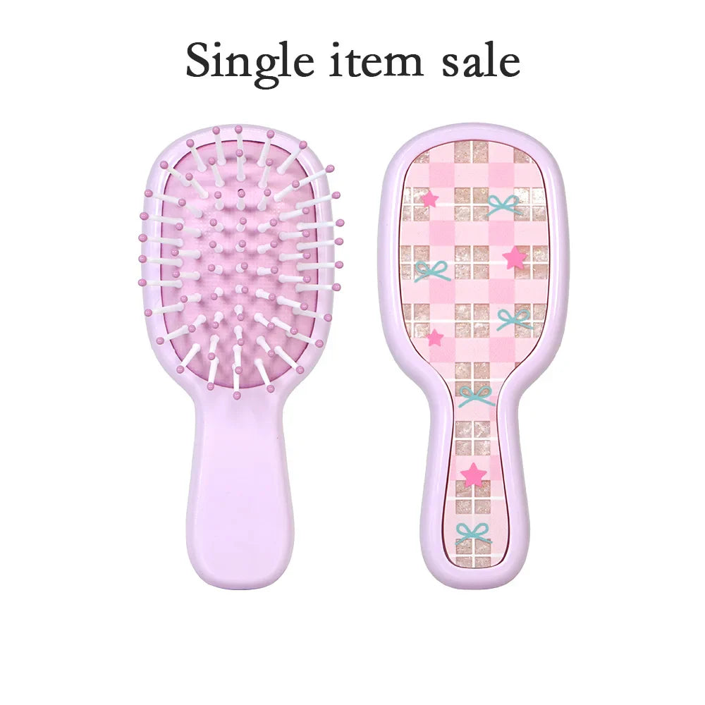Cute Cartoon Hair Detangling Brush – Cushion Comb for Women