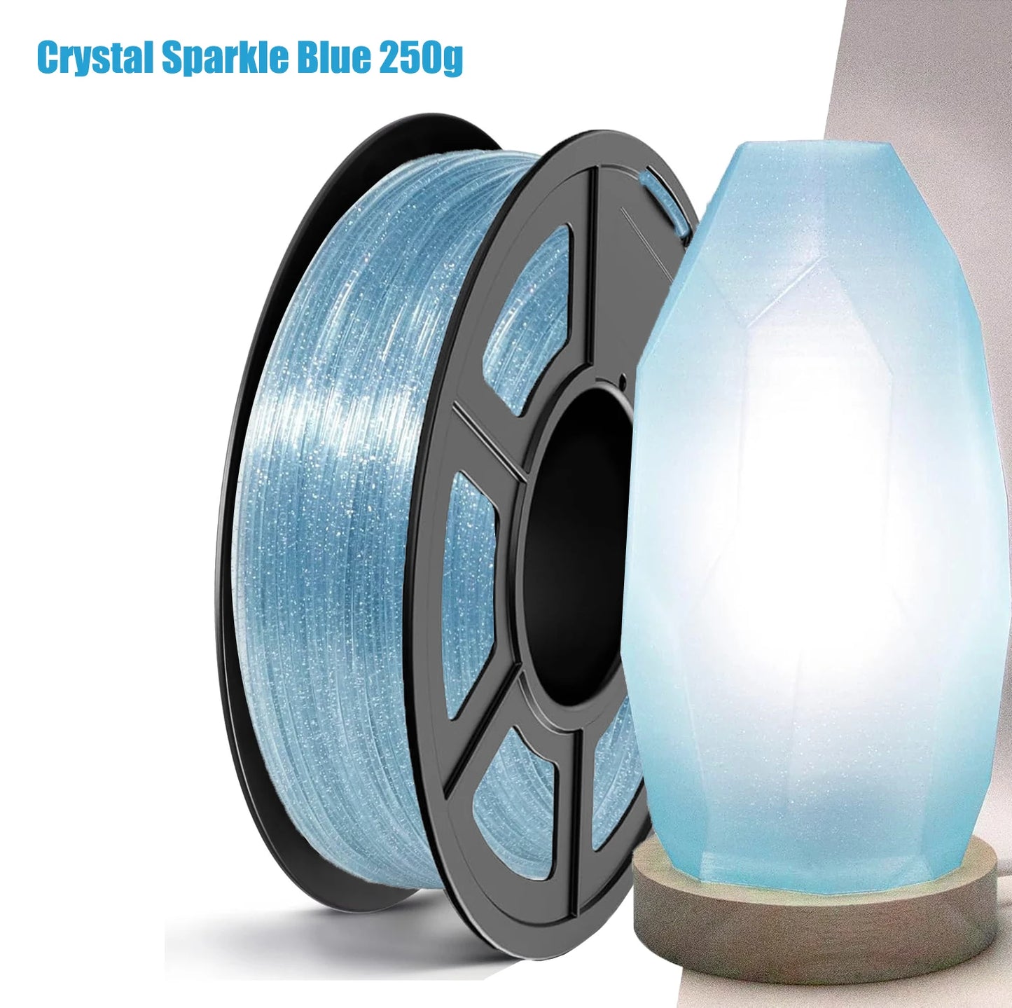 Translucent Crystal PLA Filament 1.75mm | 3D Maliang Spool