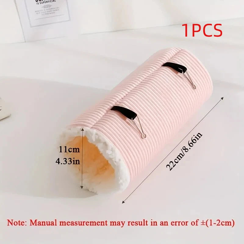 Foldable Corduroy Pet Tunnel Cave Bed for Cats & Small Dogs