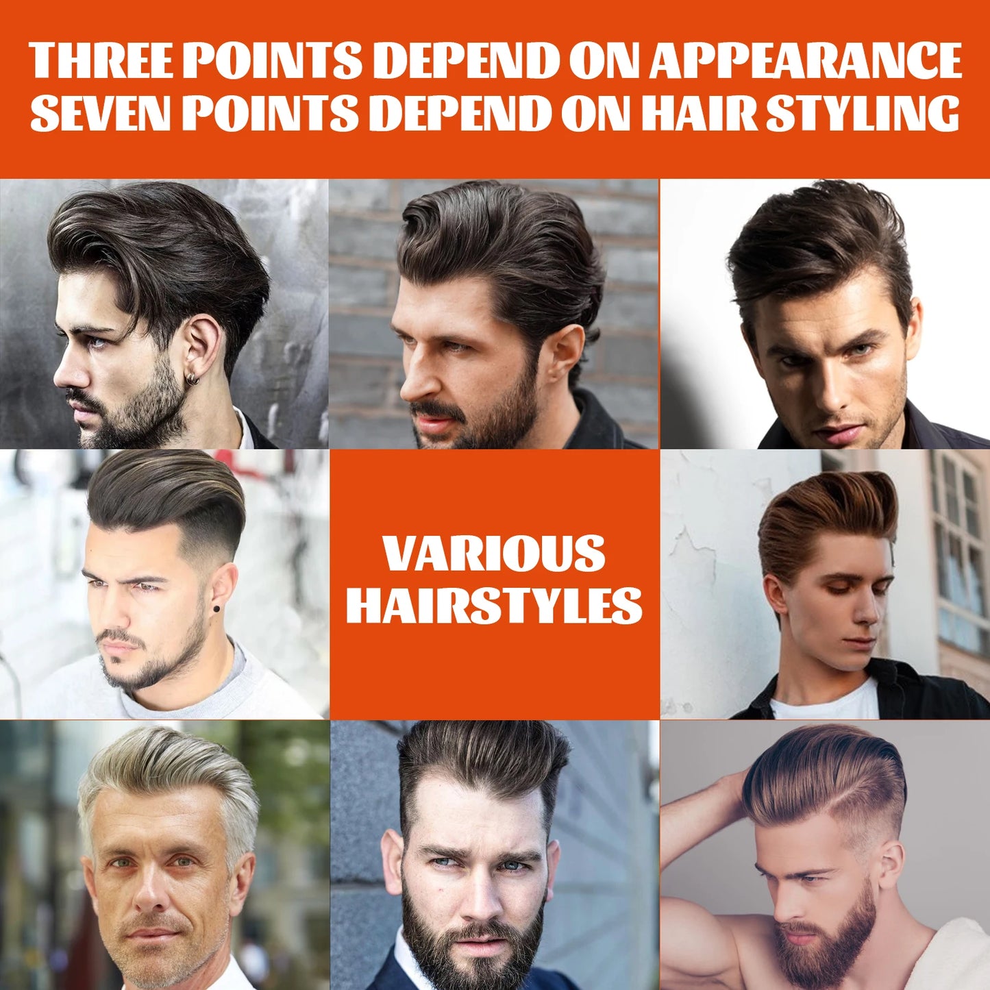 2-in-1 Men's Hair Styling Gel & Comb – Strong Hold & Shine Peaceful Pleasures Health and Wellness
