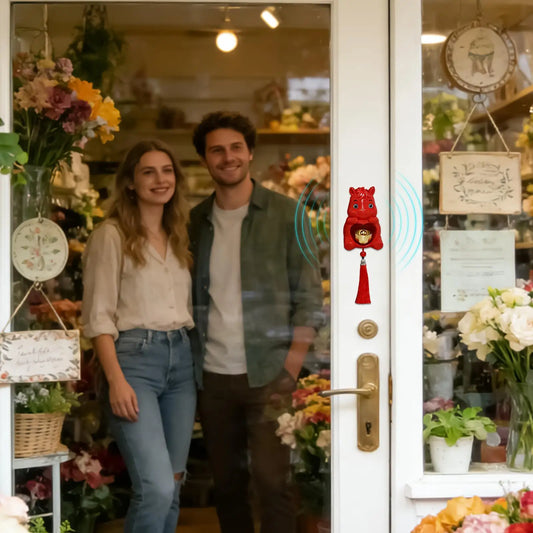 Shopkeepers Bell Magnetic Cute Horse Shape Doorbells Shopkeepers Door Opening Bell For Shop Home Office Cafe Garden Gate Bedroom Peaceful Pleasures Health and Wellness