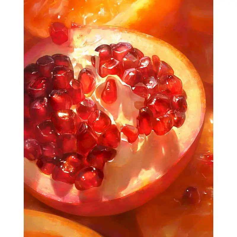 Pomegranate Paint by Numbers Kit – DIY Canvas Art 60x75cm