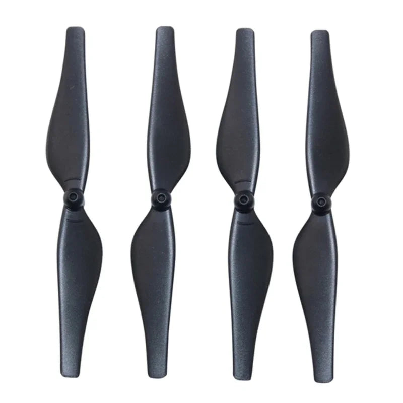 4Pcs/set Noise-reduction Propellers Kit for Tello Drones Spare Accessory Lightweight Props Blade Replacement Propeller Peaceful Pleasures Health and Wellness Black