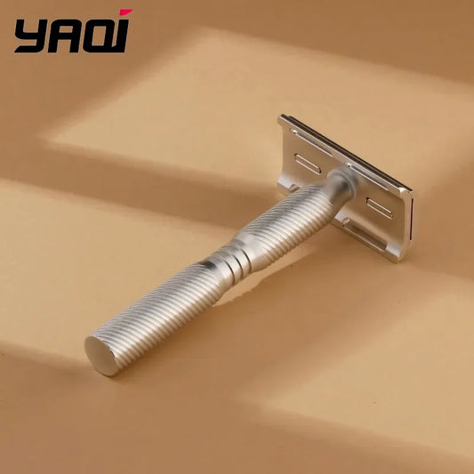 2026 Yaqi Beard Shaver Handle Yaqi 316 Stainless Steel Men Safety Razor Handle Collectibles Birthday Gift For Boyfriend Peaceful Pleasures Health and Wellness