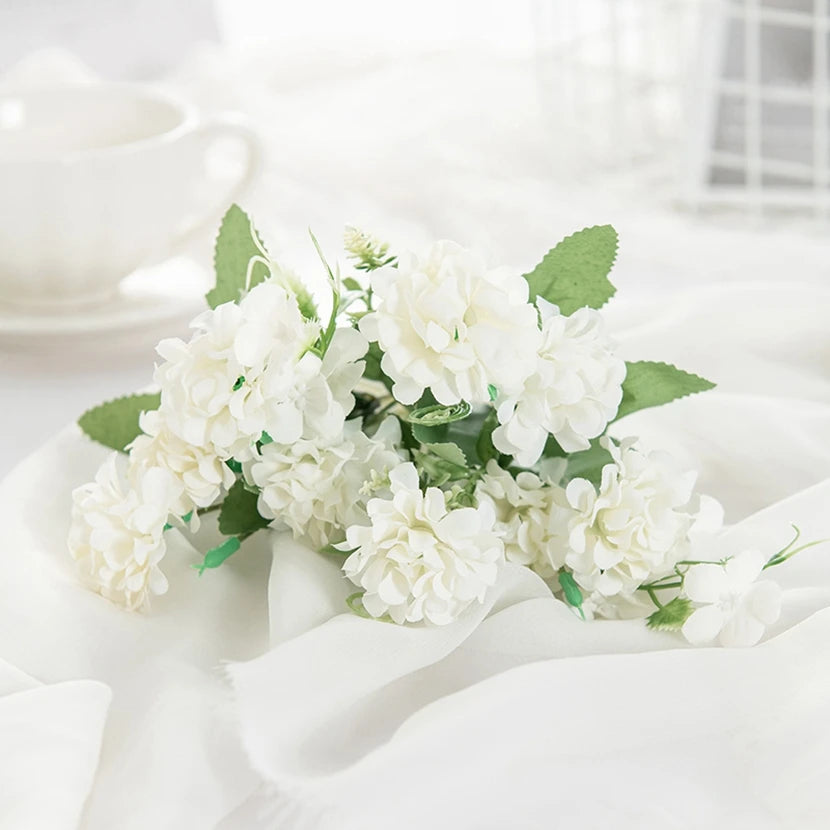 Artificial Silk Hydrangea Bouquet | Wedding & Home Decor