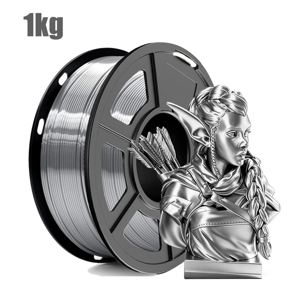 Metal-Like Shiny PLA Filament 1.75mm | 250g/500g/1kg Spool