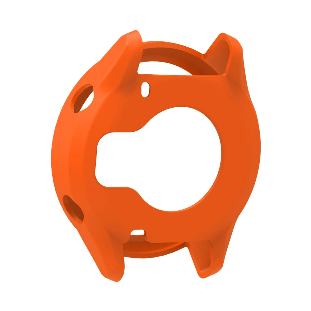 Case for Garmin Forerunner 570 42MM 47MM Smartwatch,Soft Silicone Lightweight Bumper Cover Protector for Garmin Forerunner 970 Peaceful Pleasures Health and Wellness Orange For Garmin 570 42MM