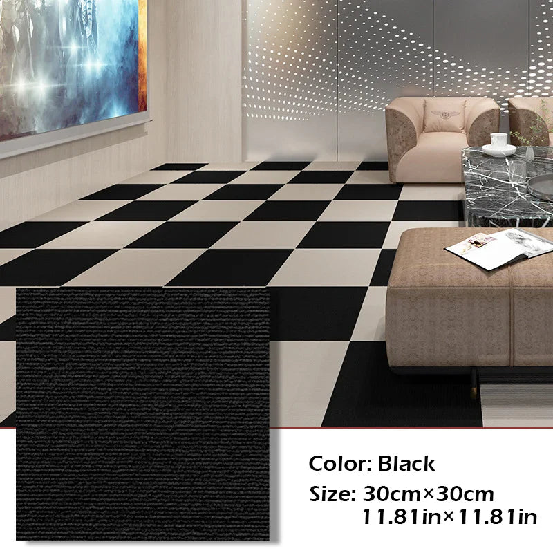 30x30cm Self-Adhesive DIY Carpet Tiles – Anti-Slip Floor Mat