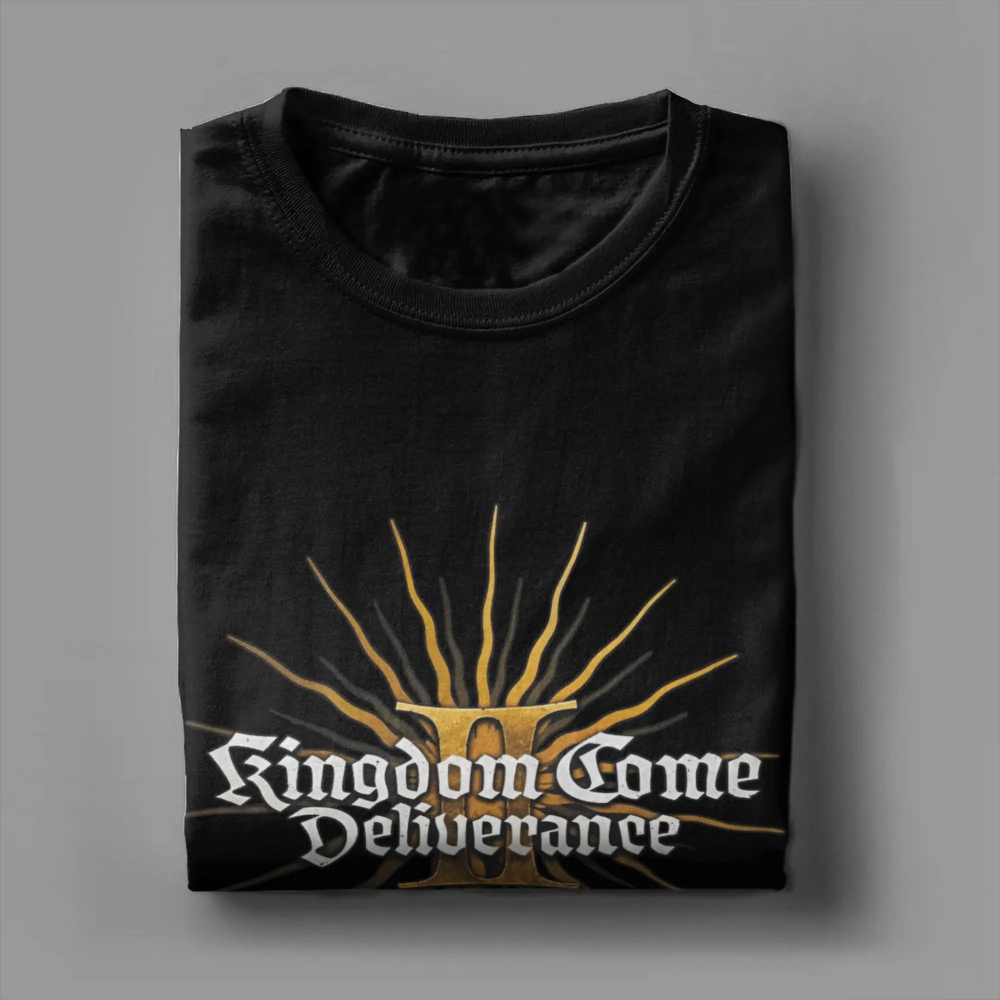 Men's Kingdoms T Shirt Come Deliverances Pure Cotton Clothes Leisure Short Sleeve Crewneck Tees Plus Size T-Shirt Peaceful Pleasures Health and Wellness