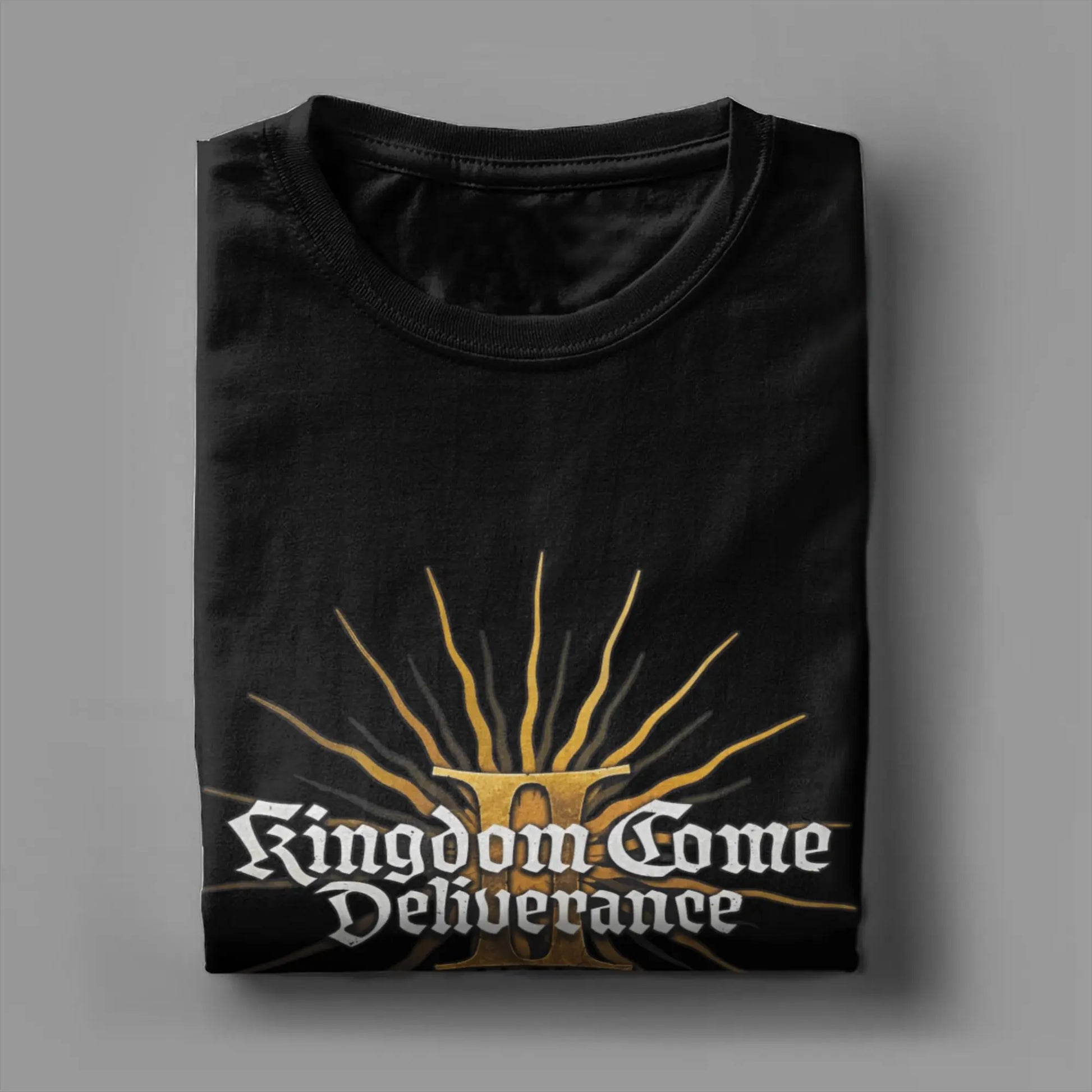 Men's Kingdoms T Shirt Come Deliverances Pure Cotton Clothes Leisure Short Sleeve Crewneck Tees Plus Size T-Shirt Peaceful Pleasures Health and Wellness