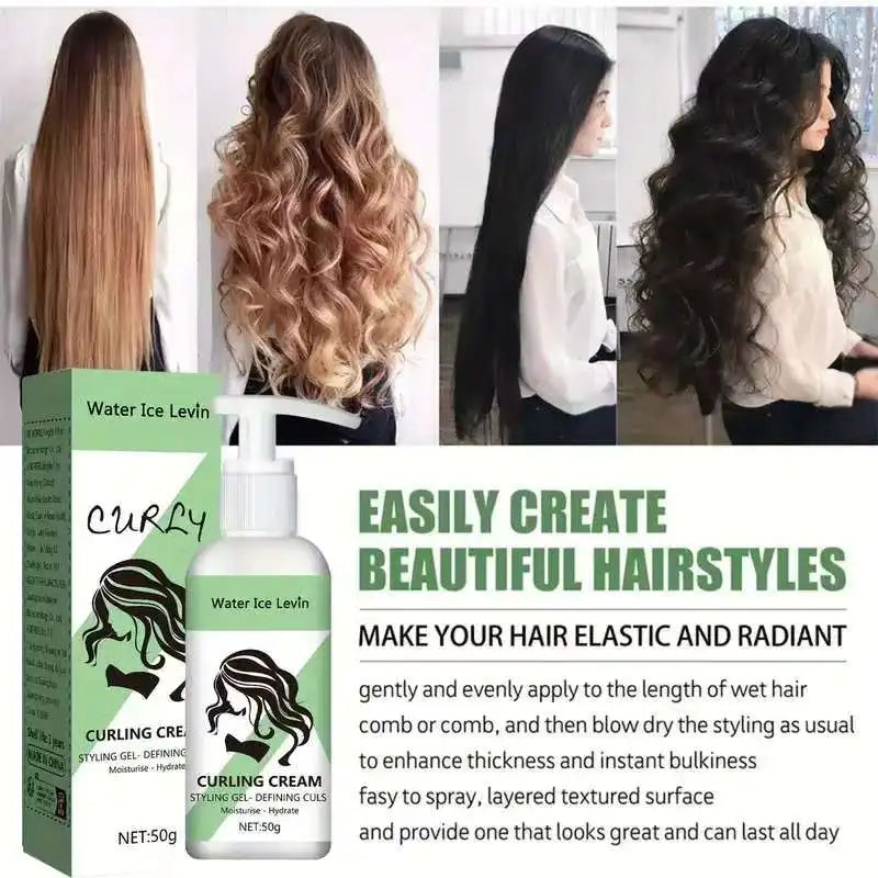 Curly Hair Cream with Keratin & Biotin | Curl Enhancer 50g