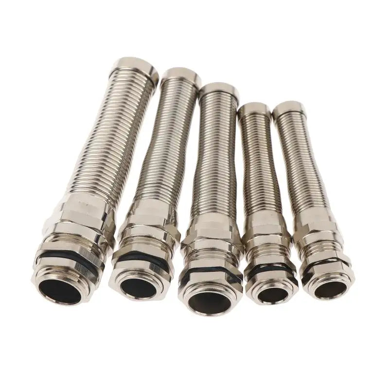 New IP68 Electrical Waterproof Strain Relief Anti-Bending Nickel-Plated Brass Cable Gland Connector Nylon Metal Cord Grips Peaceful Pleasures Health and Wellness