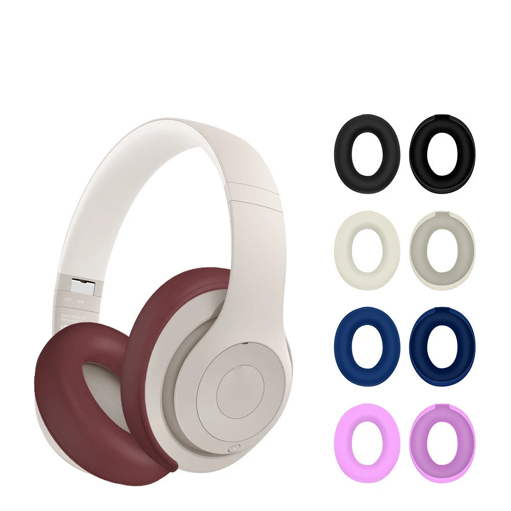 1Pair Silicone Dustproof Case Suitable for Beats Studio Pro Headphones Over-Ear Protective Cover Peaceful Pleasures Health and Wellness