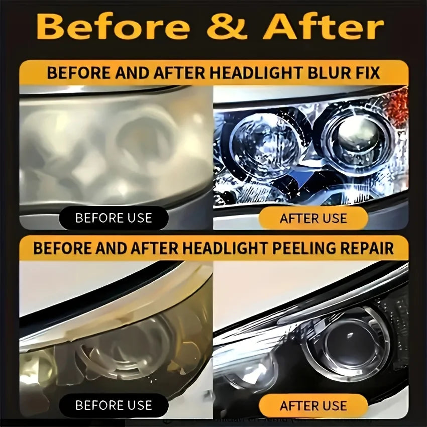 150g Car Headlight Restoration Wax – Remove Haze & Yellowing