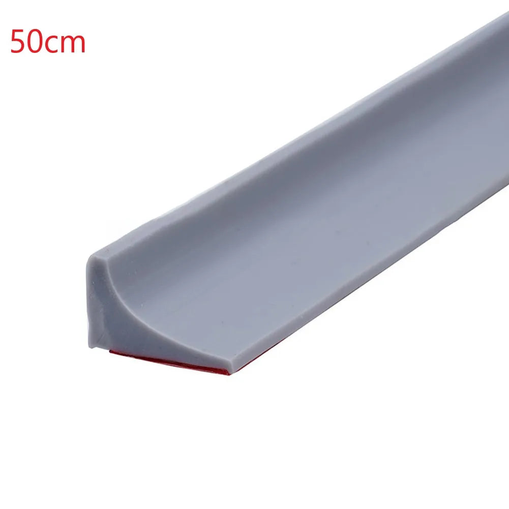 Bathroom Retention Water Barrier Strip Dry&wet Separation Silicone