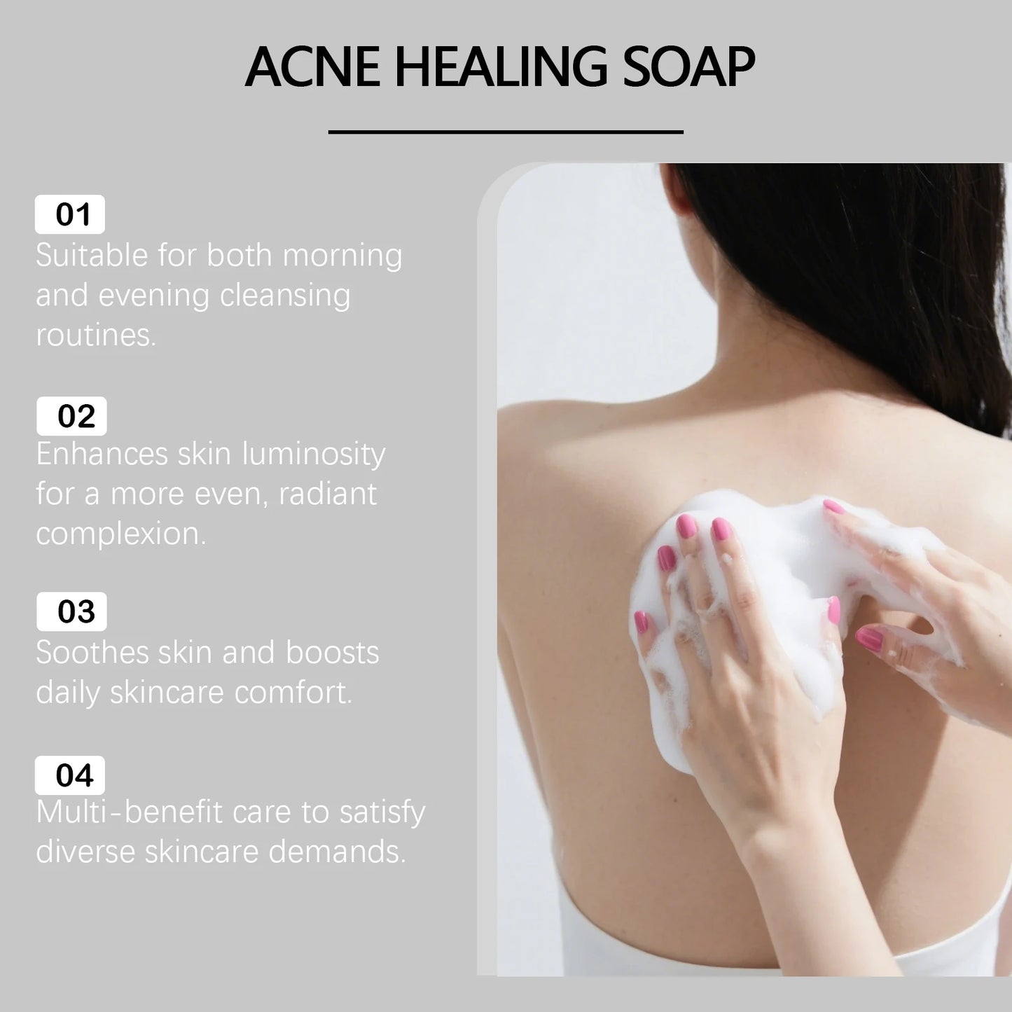 Brightening Anti-Acne Soap – Vitamin C, Turmeric & Salicylic