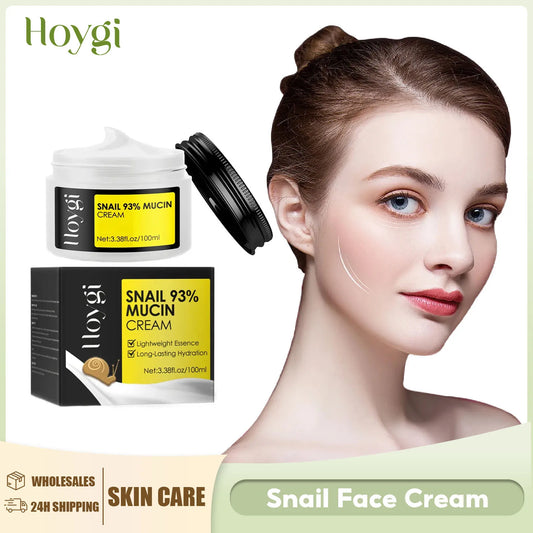 Snail Mucin Cream Anti Aging Lifting Fade Fine Line Repair Smoothing Pores Hydrating Moisturizing Skin Care Collagen Face Cream Peaceful Pleasures Health and Wellness