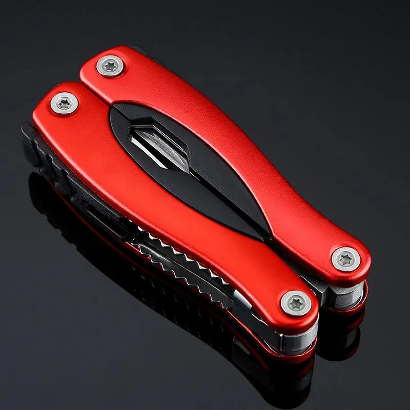 9-in-1 Stainless Steel Multi-Tool Plier for Camping & Outdoor