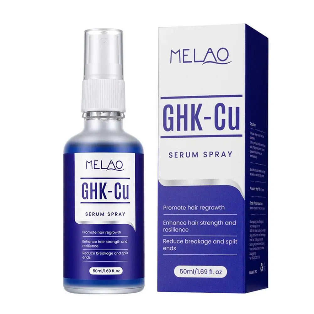 50ML Copper Peptide Serum for Hair Growth, GHK-Cu Peptide Hair Serum Non-Greasy Scalp Care for Thicker Fuller Hair Anti Loss Peaceful Pleasures Health and Wellness 50ml