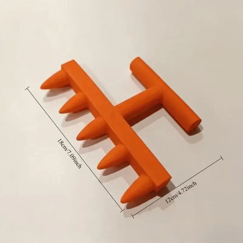 5-Tooth Hole Punch Seeder | Vegetable & Flower Sowing Tool