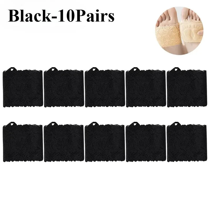Women's Non-Slip Invisible Half Sole Socks for High Heels