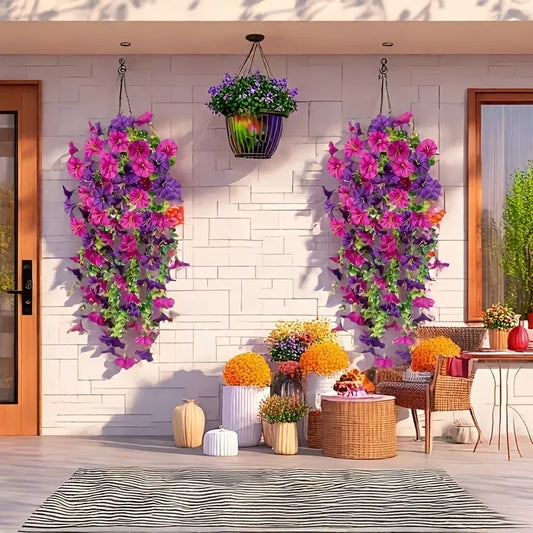 Artificial Silk Morning Glory Flower Strings | Wedding & Home Decor