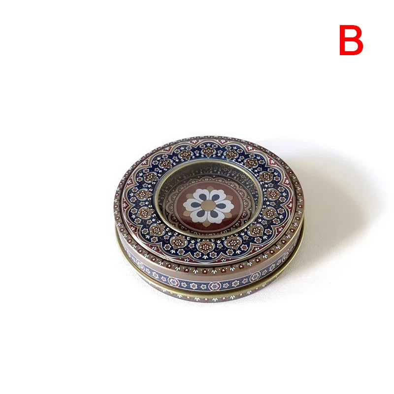 Saffron Tin Box with PVC Window | 1g Spice Packing Tin