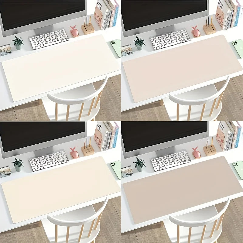 Large PU Leather Desk Pad – Non-Slip Waterproof Mouse Mat