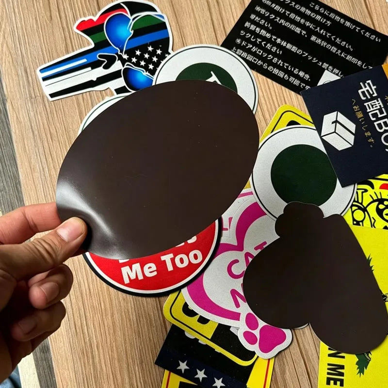 Custom Magnetic Reflective Vinyl Stickers | Car & Business Decals