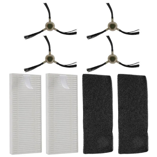 A36T-Suitable For Lefant Sweeping Robot Accessories M201 / T700 / M500 / 501 Side Brush Filter Screen Peaceful Pleasures Health and Wellness BlackWhite