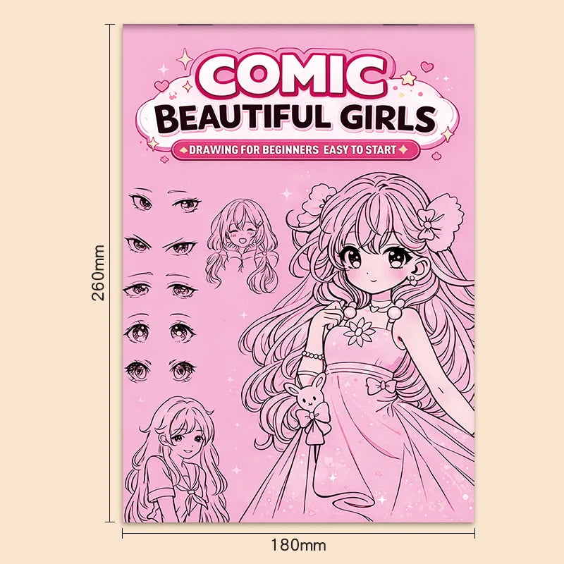 Anime Girl Drawing Book Beginners Character Sketching Practice Guide