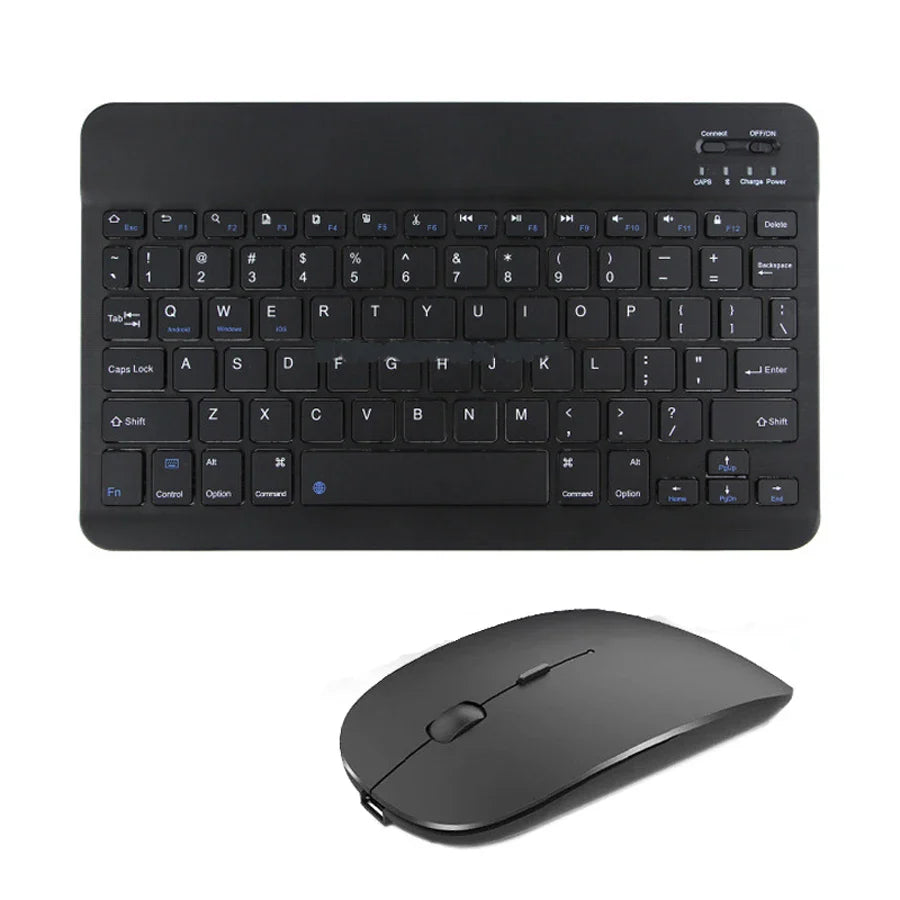 Mini Bluetooth Keyboard & Mouse – Spanish French Russian Korean
