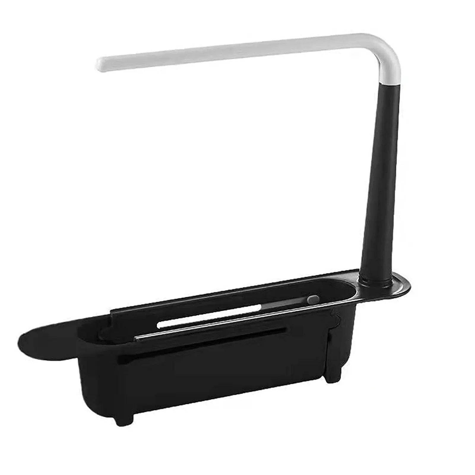 elescopic Sink Shelf Drainer Rack Kitchen Organizer Soap Sponge Holder Towel Rack Storage Organizer Basket Gadgets Accessories Peaceful Pleasures Health and Wellness A
