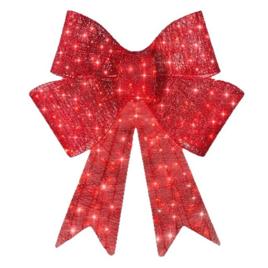 Outdoor Pre-lit XL Christmas Bow LED Lighting Yard Decoration Peaceful Pleasures Health and Wellness Default Title