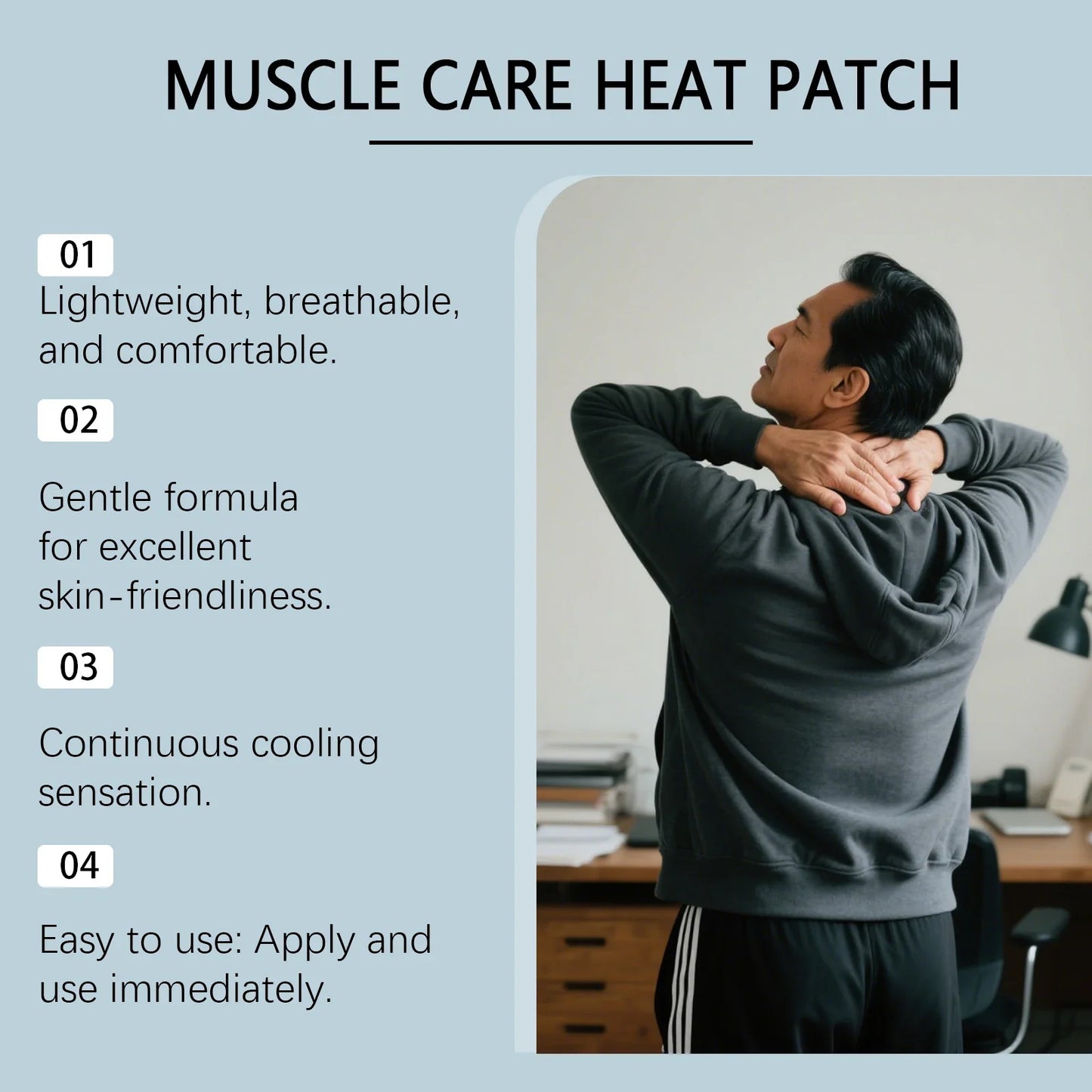 Thin Breathable Body Care Patch – Joints, Knees & Waist