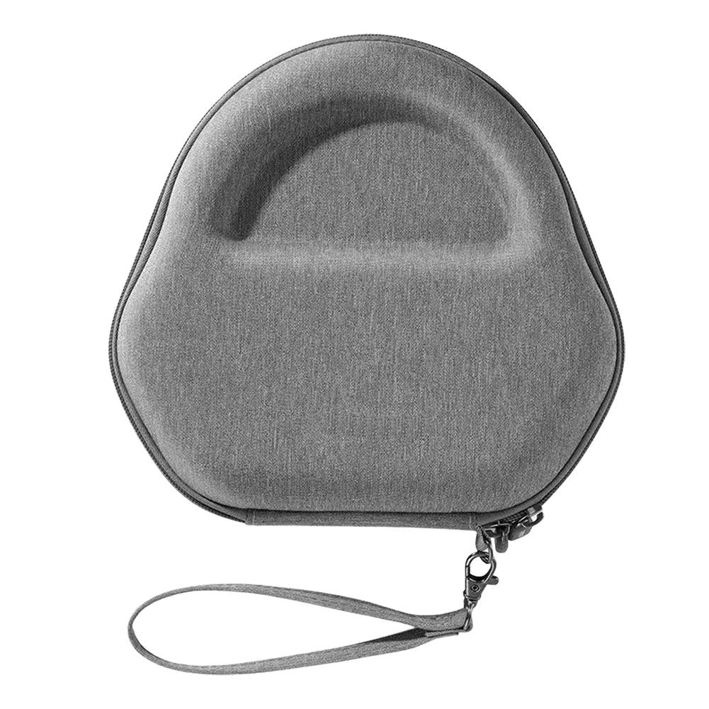 Earphone Case with Hand Strap Travel Carry Bag Anti-Scratch Protective Case Carrying Box Cover for Airpods Max Wireless Headset Peaceful Pleasures Health and Wellness Grey