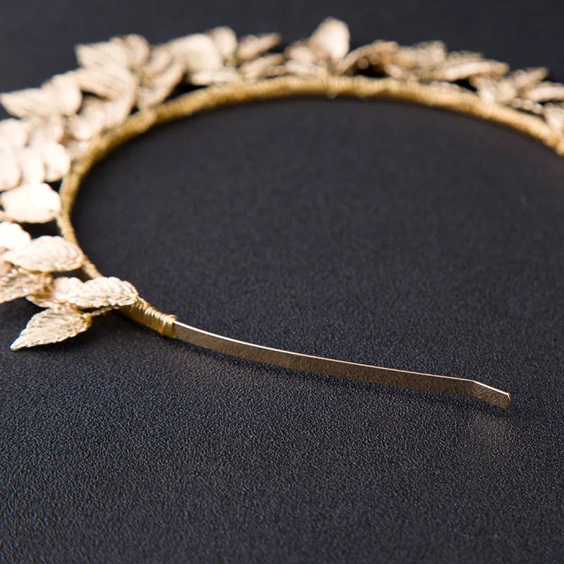 Bridal Hand-made Flower Hairband For Wedding Hairstyle Accessory With Soft-Lining And Durable Alloy Peaceful Pleasures Health and Wellness